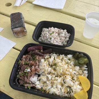 Ohana Island Kitchen - Kalua Pork Bento Box, Mac Salad, Spam Musubi - Hawaiian Near Me - Denver, Colorado Ohana Island Kitchen - Kalua Pork Bento Box, Mac Salad, Spam Musubi - Hawaiian Near Me - Denver, Colorado