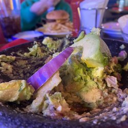 Mariano’s Hacienda Ranch - The guacamole that the waiter made infront of me