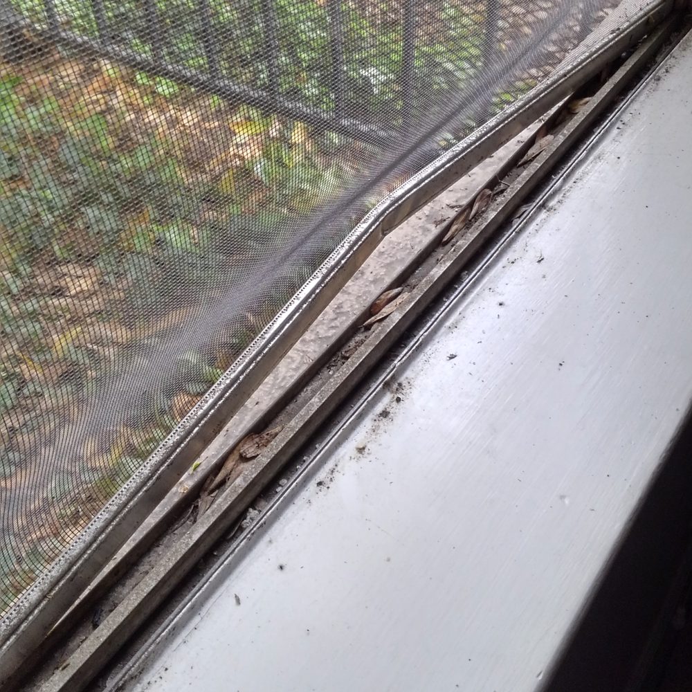 Broken screen after fumigation Broken screen after fumigation