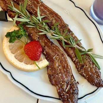 Sweet Maple - Millionaires bacon, rosemary flavor! Best bacon I've ever eaten! - Breakfast & Brunch Near Me - Cupertino, California Sweet Maple - Millionaires bacon, rosemary flavor! Best bacon I've ever eaten! - Breakfast & Brunch Near Me - Cupertino, California