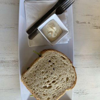Simply Roasted - Turkey and cheddar on sourdough with garlic aioli - Coffee & Tea Near Me - Detroit, Michigan Simply Roasted - Turkey and cheddar on sourdough with garlic aioli - Coffee & Tea Near Me - Detroit, Michigan
