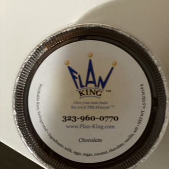 Flan King - Greg gave a free personal flan as a thank you :) - Desserts Near Me Flan King - Greg gave a free personal flan as a thank you :) - Desserts Near Me