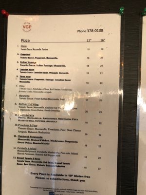 Menu photo 4 Cousin Vinnie's NY Pizza Cafe Friday Harbor, WA