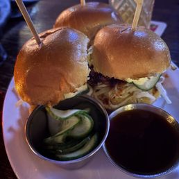 Thai Chicken Sliders and Vodka Redbull