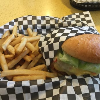 Polly's Pies - This is their chipotle burger with the veggie patty substitute. It is very delicious - American Near Me - Norco, California Polly's Pies - This is their chipotle burger with the veggie patty substitute. It is very delicious - American Near Me - Norco, California