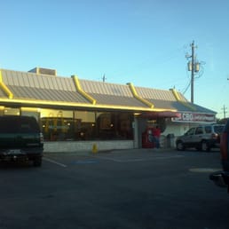 the front of the restaurant