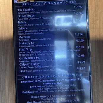Gambino's Subs - Menu - Delis Near Me - San Francisco, California Gambino's Subs - Menu - Delis Near Me - San Francisco, California