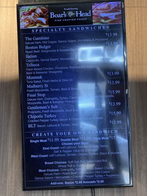 Menu photo 3 Gambino's Subs San Francisco, CA Menu photo 3 Gambino's Subs San Francisco, CA