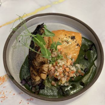 Carte Blanche - Cold Smoked Ora King Salmon - Asian Fusion Near Me - Honolulu, Hawaii
