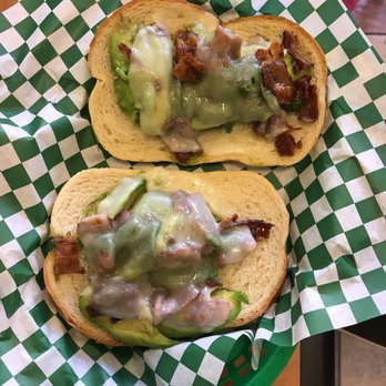 Avocado Toast - Avocado toast with bacon, pesto and melted provolone - Juice Bars & Smoothies Near Me - San Mateo, California Avocado Toast - Avocado toast with bacon, pesto and melted provolone - Juice Bars & Smoothies Near Me - San Mateo, California