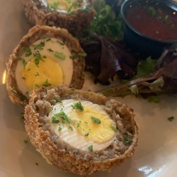 Finn's Restaurant & Tavern - Scotch egg!! - Irish Near Me - Knoxville, Tennessee