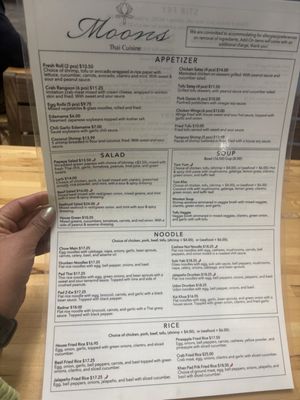 Menu photo 3 Moons Thai Cuisine Ventura, CA