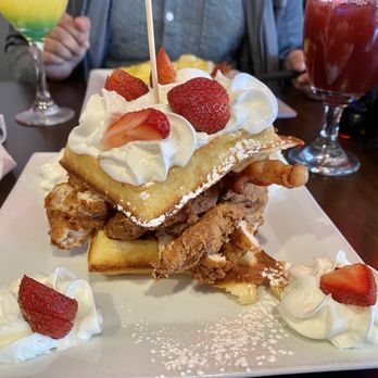 Dominic’s Place - Crispy chicken and waffles - Breakfast & Brunch Near Me - North Providence, Rhode Island