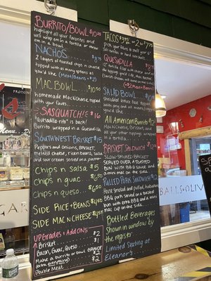Menu photo 7 Wyatt's Lake Placid, NY