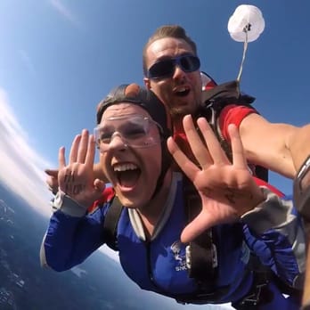 Skydive Snohomish - "Hi mom!""hi dad!" - Skydiving Near Me - Snohomish, Washington
