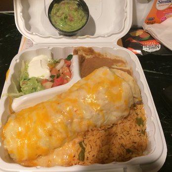 Samantha's Restaurant - Mmm Mmm. Seafood burrito with refried beans, rice and guacamole. - Mexican Near Me - Silver Spring, Maryland Samantha's Restaurant - Mmm Mmm. Seafood burrito with refried beans, rice and guacamole. - Mexican Near Me - Silver Spring, Maryland