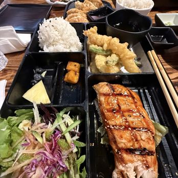 Kabuki Japanese Restaurant - Salmon combo - Sushi Bars Near Me - Cerritos, California Kabuki Japanese Restaurant - Salmon combo - Sushi Bars Near Me - Cerritos, California