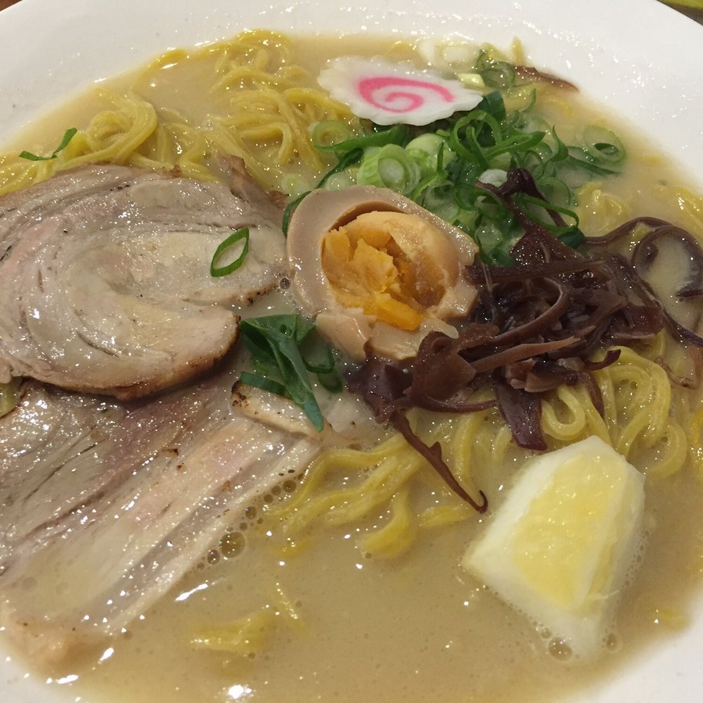 Ramen Kagura - Tonkatsu ramen with salt - Sushi Bars Near Me - Madrid, M Ramen Kagura - Tonkatsu ramen with salt - Sushi Bars Near Me - Madrid, M
