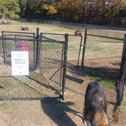 City of Lafayette Dog Park - The upper double gated entry area