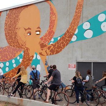 Ride OKC - The Bricktown OKCtopus was featured on the "Bikes & Brews" tour. - Bike tours Near Me - Oklahoma City, Oklahoma Ride OKC - The Bricktown OKCtopus was featured on the "Bikes & Brews" tour. - Bike tours Near Me - Oklahoma City, Oklahoma