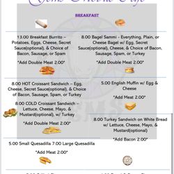 Food Menu