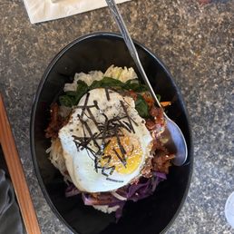 Spicy pork Bibimbap Spicy pork Bibimbap