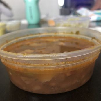 Grab N Go Tacos - Spring - Side view of charro beans. - Tacos Near Me - Spring, Texas Grab N Go Tacos - Spring - Side view of charro beans. - Tacos Near Me - Spring, Texas