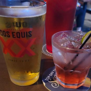 Houligans - Port Orange - Cranberry & vodka, and a beer - American Near Me - Port Orange, Florida