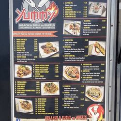 Yummy Hibachi & Sushi on Wheels - Menu