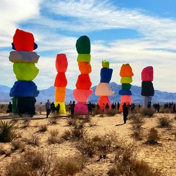 Seven Magic Mountains - Public Art Near Me - Las Vegas, Nevada