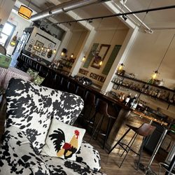 West Central Wine - Comfortable bar seating.