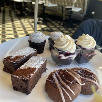 Taste117 - Sweets (brownie, cupcake, thumbprint cookie, blackberries and cream) - Specialty Food Near Me - Provo, Utah