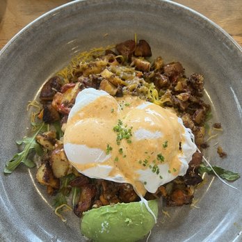 High Bank Distillery - Cheddar Potato Hash* - New American Near Me - Columbus, Ohio High Bank Distillery - Cheddar Potato Hash* - New American Near Me - Columbus, Ohio