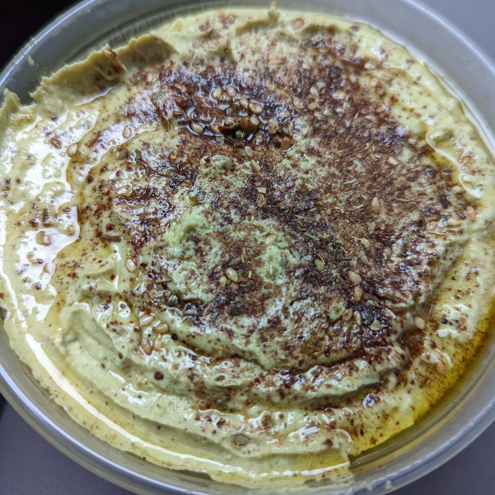 CERA - Edamame hummus. - Salad Near Me - Portland, Maine CERA - Edamame hummus. - Salad Near Me - Portland, Maine