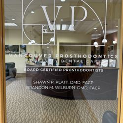 Vancouver Prosthedontics - Front door with the new name.