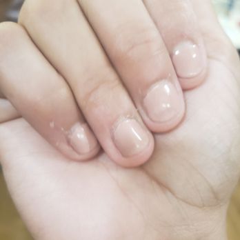 A+ Nails - Uneven Polish, Didnt Even Out Nail Like I Asked - Nail Salons Near Me - West Covina, California