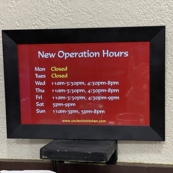 Uncle Chin's Kitchen - New hours (now open for dinner on Saturdays!) - Malaysian Near Me - Katy, Texas
