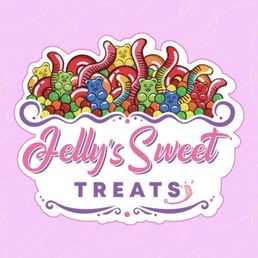 The logo Geo designed for Jelly's Sweet Treats