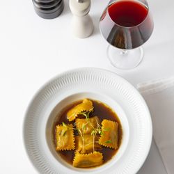 Belvedere - Agnolotti del plin al marsala | rau agnolotti with marsala wine sauce