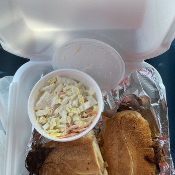 Frey Smoked Meat - Cubano with coleslaw. - Barbeque Near Me - New Orleans, Louisiana