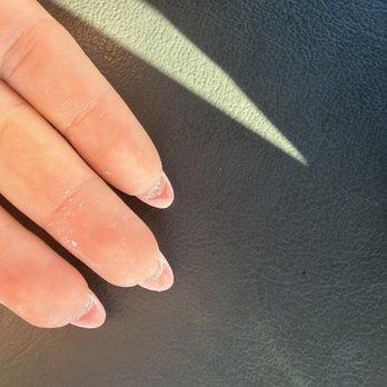 ProfessioNAILS & Spa - Nails awful.Thumbs are both crooked, chrome looks like it's be scraped off, bubbles all over, acrylic build up underneath them - Nail Salons Near Me - Atwater, California ProfessioNAILS & Spa - Nails awful.Thumbs are both crooked, chrome looks like it's be scraped off, bubbles all over, acrylic build up underneath them - Nail Salons Near Me - Atwater, California