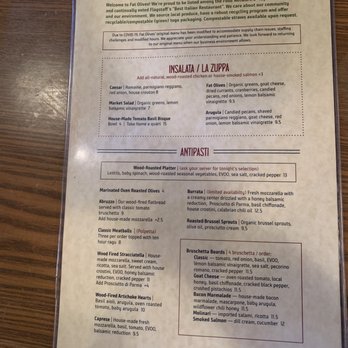 Fat Olives - Menu - Pizza Near Me - Flagstaff, Arizona