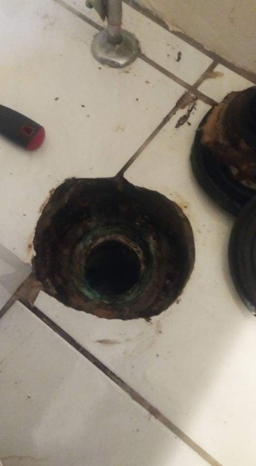 Slide of Auman's electrical and plumbing