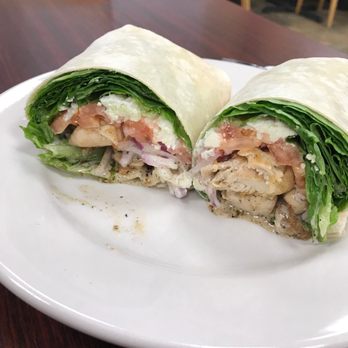 Hillside Grill - Mediterranean wrap. Super tasty! - Greek Near Me - Northborough, Massachusetts
