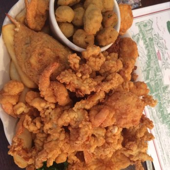 Cedar River Seafood - Deviled crab, fried okra, shrimp, scallop, fish, clam strips, and fries - Seafood Near Me - Gainesville, Florida Cedar River Seafood - Deviled crab, fried okra, shrimp, scallop, fish, clam strips, and fries - Seafood Near Me - Gainesville, Florida