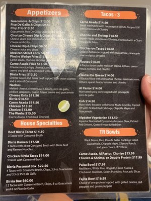 Menu photo 2 Taqueria Rendon Northfield, NJ Menu photo 2 Taqueria Rendon Northfield, NJ