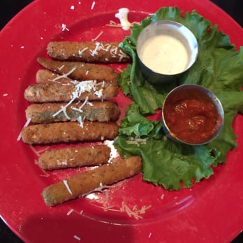 Mike's Grillhouse - Zuchinni appetizer. There was more on the plate but I forgot to take a picture before we started eating :) - American Near Me - Modesto, California