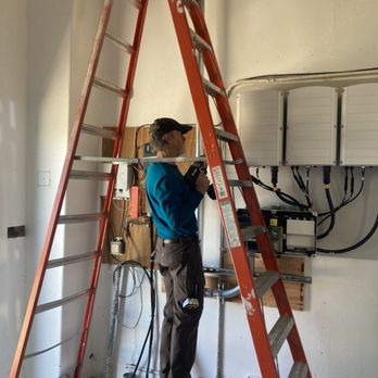 Go Green Solar - Started by running the conduit from the electrical room to the roof - Solar Installation Near Me - Fullerton, California Go Green Solar - Started by running the conduit from the electrical room to the roof - Solar Installation Near Me - Fullerton, California