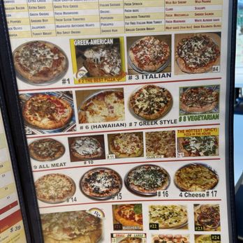 Rainbow Pizza - 07/11/2026 - Menu - Greek Near Me - San Mateo, California