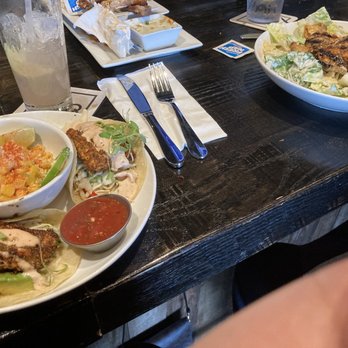 Tavern in the Square - Fish tacos & chicken Cesar salad - New American Near Me - Wrentham, Massachusetts Tavern in the Square - Fish tacos & chicken Cesar salad - New American Near Me - Wrentham, Massachusetts